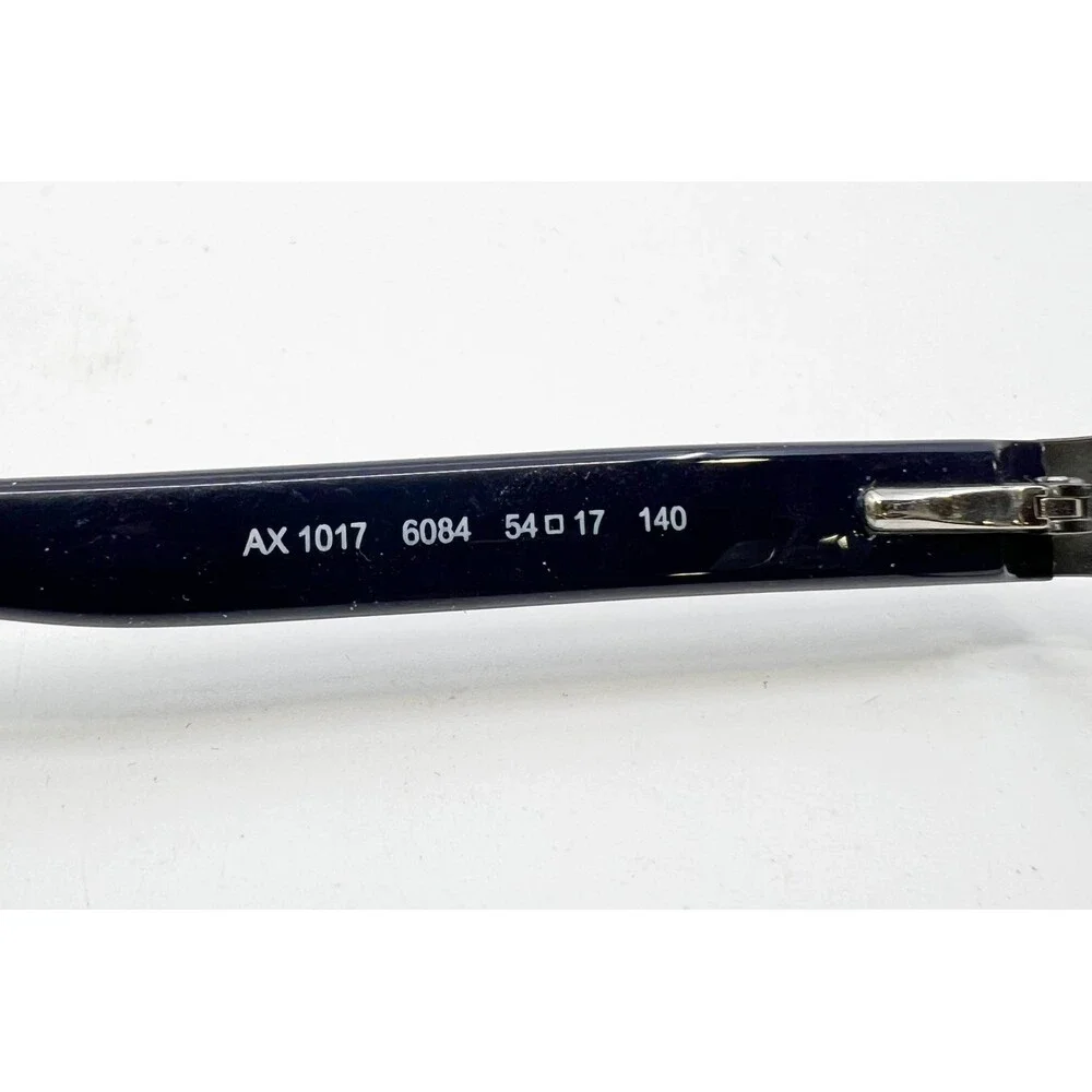 Armani Exchange Eyeglass Frames Mens Gunmetal Blue AX1017 6084 54-17-140